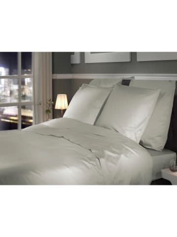 Heckett Lane Komplet pościeli satynowej "Punto" w kolorze szarym