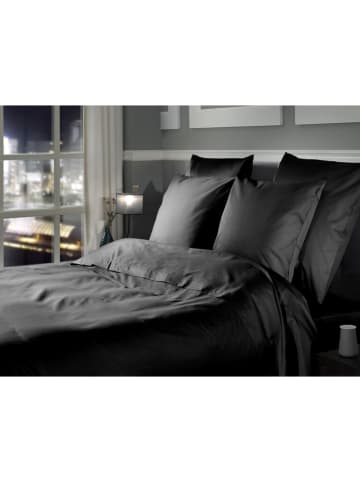 Heckett Lane Satijnen beddengoedset "Punto" zwart