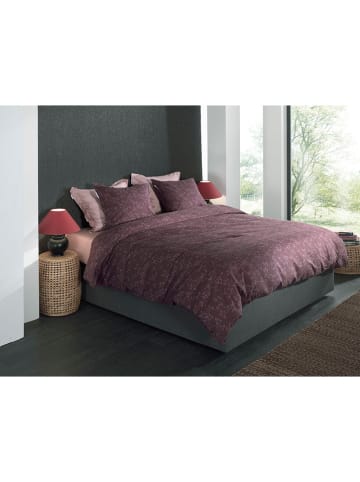 HNL Flanell-Bettwäsche-Set "Alloro" in Lila