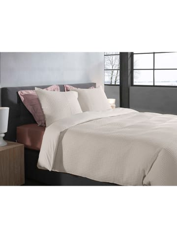 Heckett Lane Perkal beddengoedset "Vafala" crème
