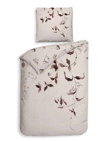 Heckett Lane Satijnen beddengoedset "Bennet" beige