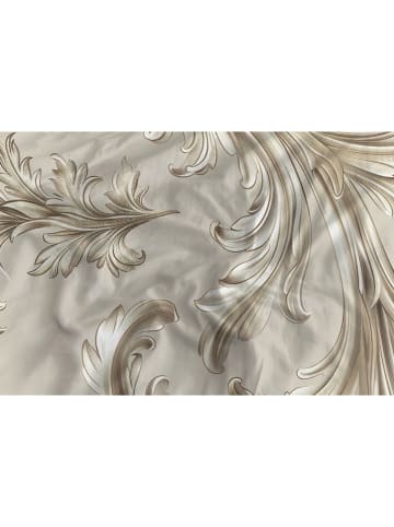 Heckett Lane Satin-Bettwäsche-Set "Lorenzo" in Beige