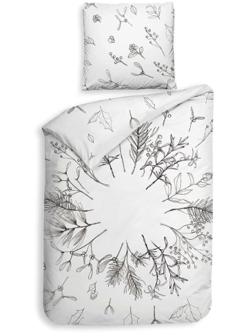 Heckett Lane Bettwäsche-Set "Fresia" in Weiß