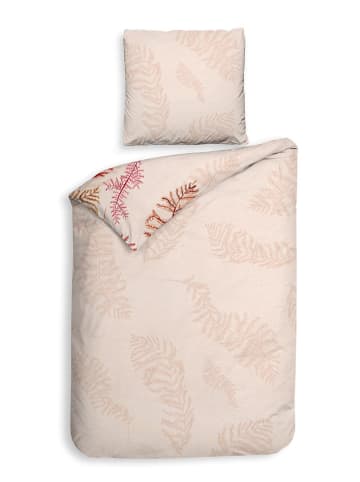 Heckett Lane Mako-satijnen beddengoedset "Kamea" lichtroze