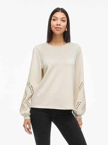 Vila Sweatshirt "Visandy" in Creme