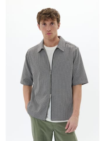 Matinique Koszula - Regular fit - w kolorze biało-czarnym