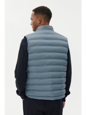 Matinique Doorgestikte bodywarmer lichtblauw