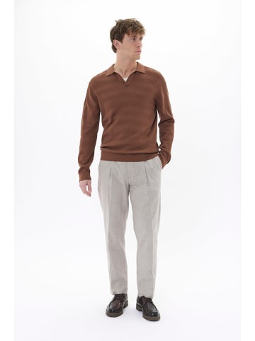 Matinique Poloshirt lichtbruin