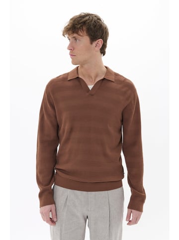 Matinique Koszulka polo w kolorze jasnobrązowym