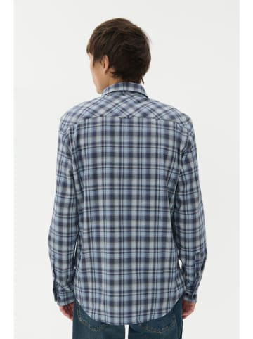 Matinique Hemd - Regular fit - in Hellblau/ Dunkelblau