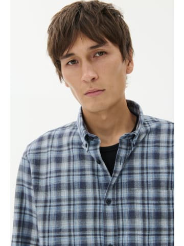 Matinique Blouse - regular fit - lichtblauw/donkerblauw