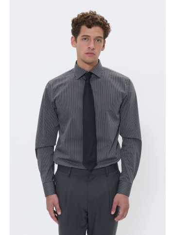 Matinique Koszula - Regular fit - w kolorze antracytowym