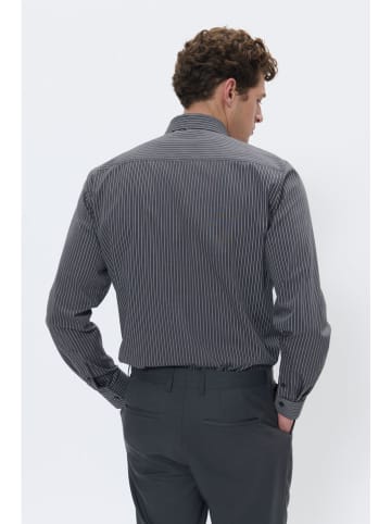 Matinique Koszula - Regular fit - w kolorze antracytowym