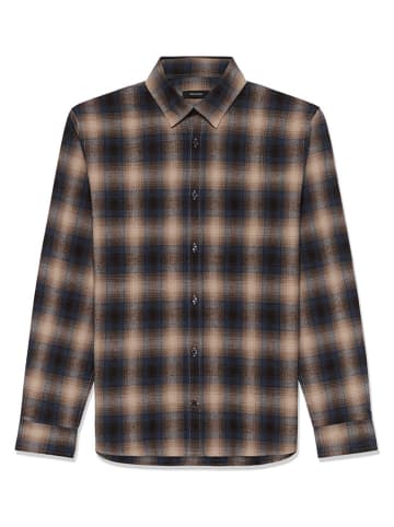 Matinique Koszula - Regular fit - w kolorze brązowo-beżowym