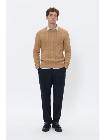 Matinique Sweter w kolorze jasnobrązowym