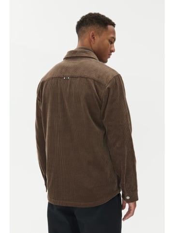 Matinique Koszula sztruksowa - Regular fit - w kolorze jasnobrązowym