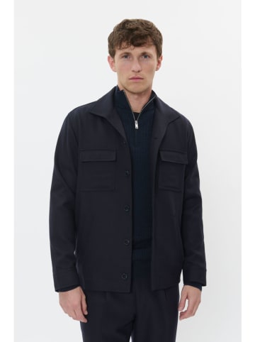 Matinique Kurtka koszulowa w kolorze granatowym