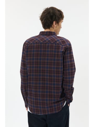 Matinique Koszula - Regular fit - w kolorze bordowo-granatowym