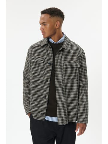 Matinique Hemdjacke in Schwarz/ Beige