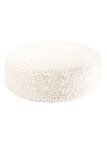 Wigiwama Puf "Ottoman" w kolorze kremowym - wys. 20 x Ø 65 cm