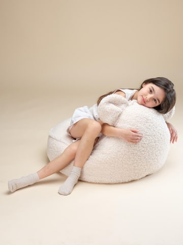 Wigiwama Siedzisko "Bear" w kolorze kremowym - 70 x 60 x 42 cm