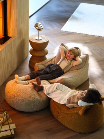 Wigiwama Zitzak beige - (B)70 x (H)50 x (D)80 cm