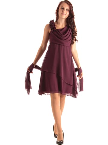 New G.O.L Chiffonkleid in Bordeaux