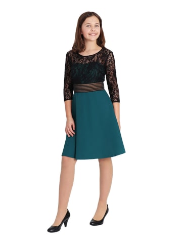 G.O.L.® FINEST COLLECTION Kleid in Schwarz/ Türkis