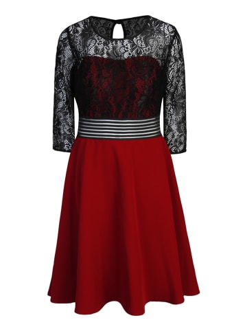 G.O.L.® FINEST COLLECTION Sukienka w kolorze czarno-czerwonym
