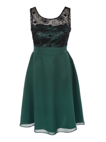 G.O.L.® FINEST COLLECTION Kleid in Schwarz/ Grün