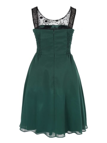 G.O.L.® FINEST COLLECTION Sukienka w kolorze czarno-zielonym