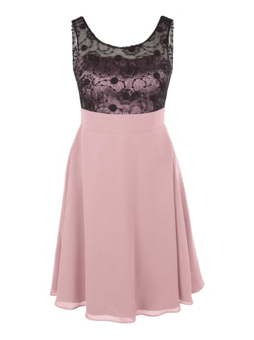 G.O.L.® FINEST COLLECTION Sukienka w kolorze czarno-jasnoróżowym