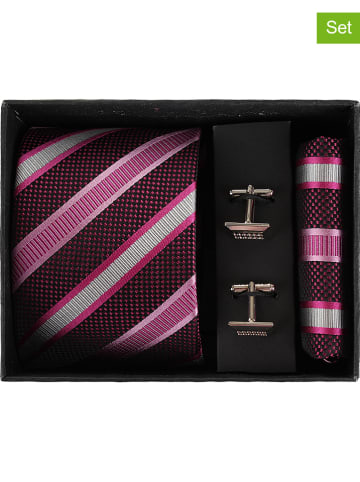 New G.O.L 3-częściowy zestaw prezentowy w kolorze czerwono-jasnoróżowym