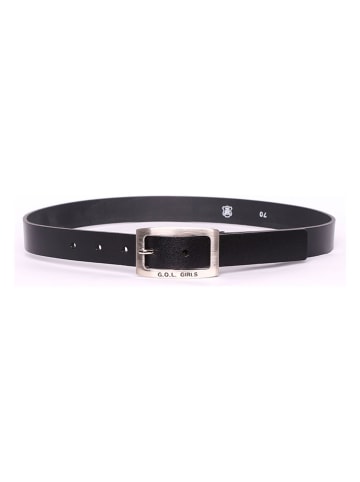 G.O.L.® FINEST COLLECTION Leren riem zwart