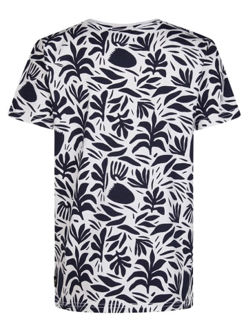 Petrol Industries Shirt zwart/wit