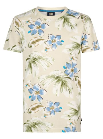 Petrol Industries Shirt in Beige/ Hellblau