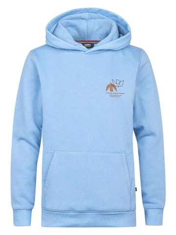 Petrol Industries Hoodie in Hellblau