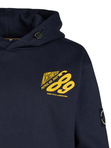 Petrol Industries Hoodie donkerblauw