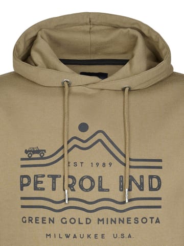Petrol Industries Hoodie lichtbruin