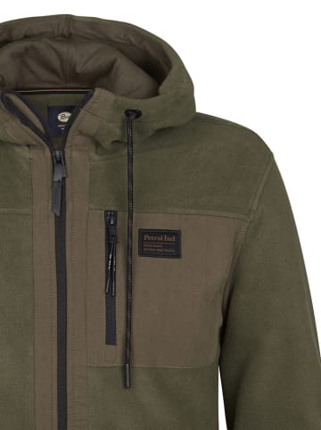 Petrol Industries Sweatjacke in Khaki