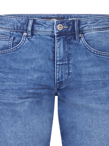 Petrol Industries Jeans-Bermudas in Blau