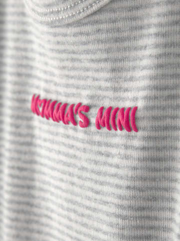 carter's Rampers w kolorze szaro-białym