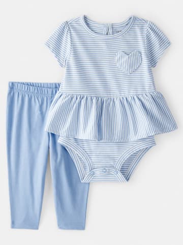 carter's 2-delige outfit lichtblauw