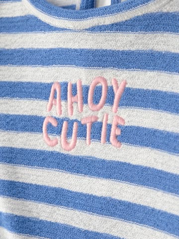 carter's 2-delige outfit blauw/wit