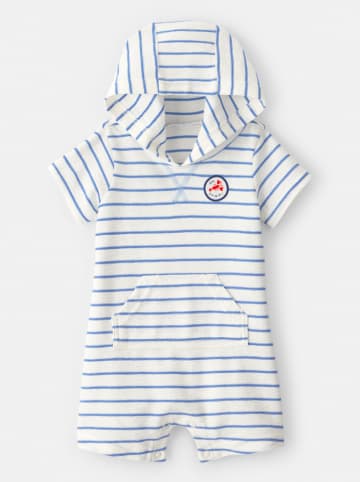 carter's Rampers w kolorze biało-niebieskim