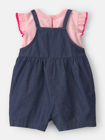 carter's 2tlg. Outfit in Dunkelblau/ Rosa