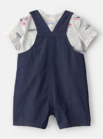 carter's 2tlg. Outfit in Dunkelblau/ Grau