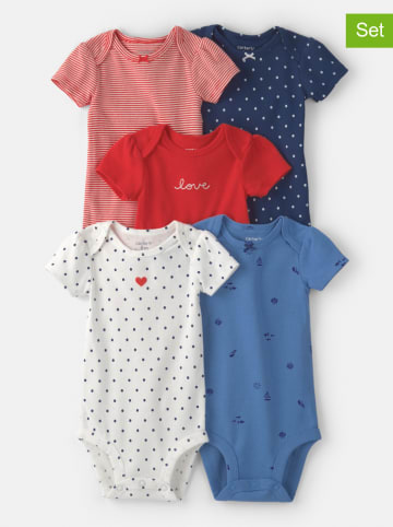 carter's 5-delige set: rompers meerkleurig