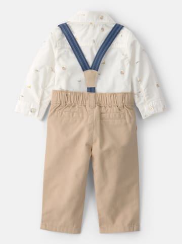 carter's 2tlg. Outfit in Beige/ Creme