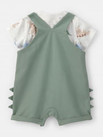 carter's 2-delige outfit crème/groen